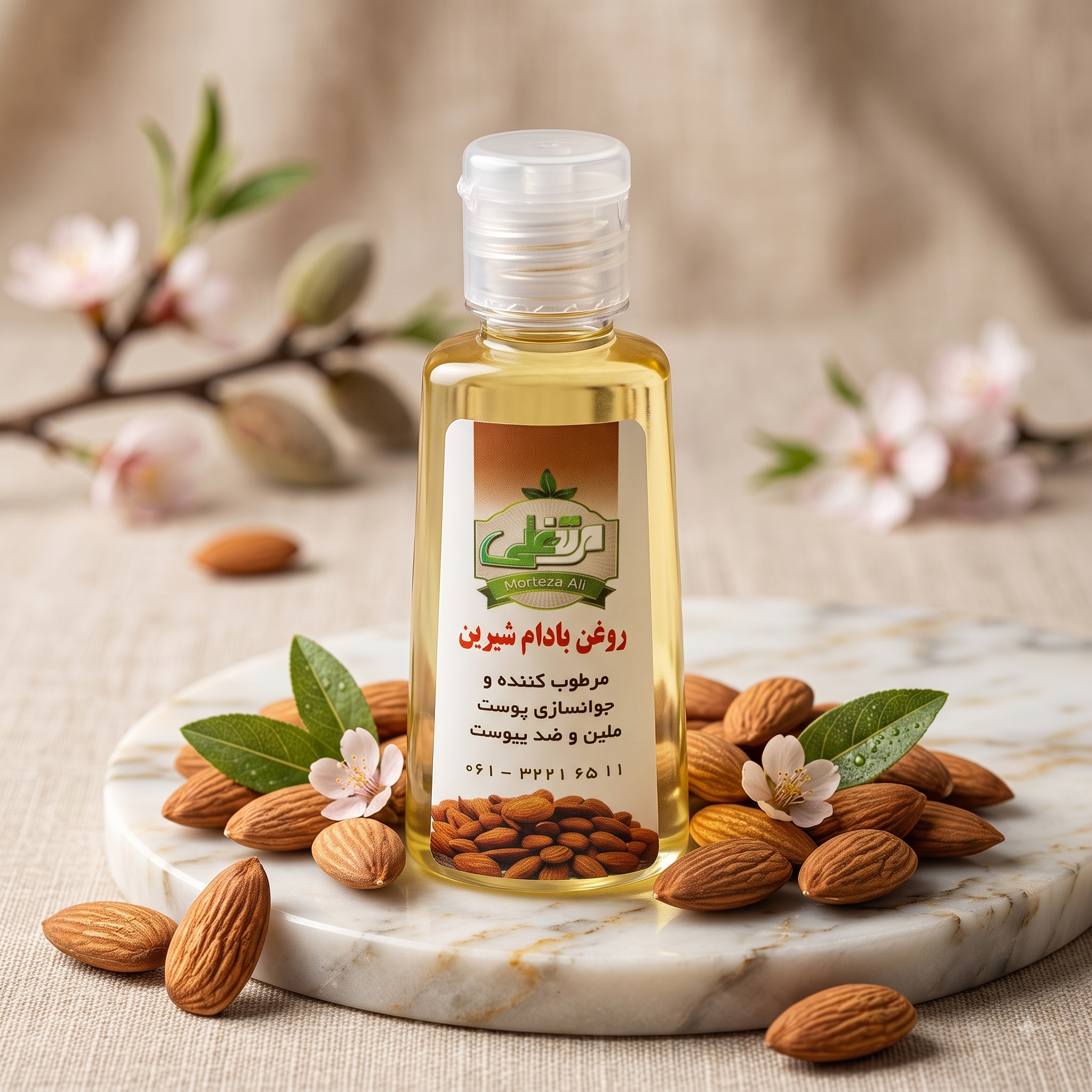 روغن بادام شیرین مرتضی علی